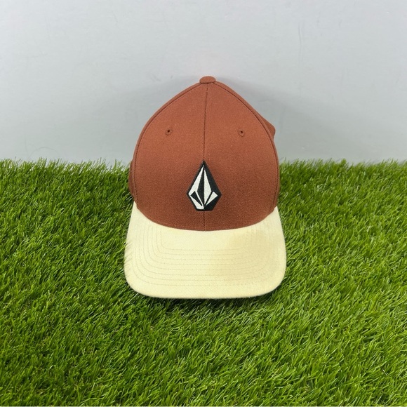 Volcom Men’s Two-Tone Brown and Cream Hat Size S-M - Picture 10 of 10